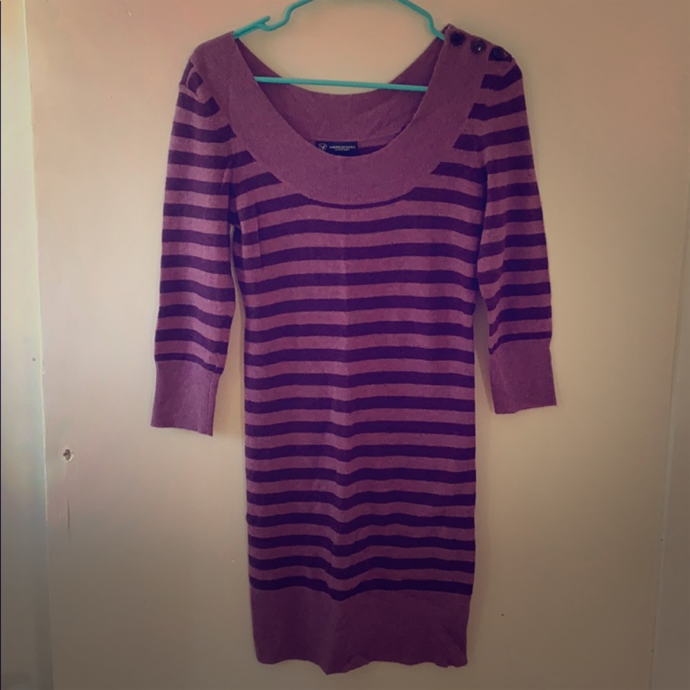 American Eagle Outfitters Women Fitted Knit Dress